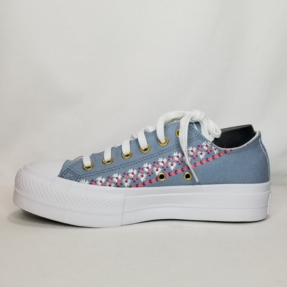 Converse Women's CTAS Lift Free Spirit Floral Limited Edition  8.5 A12051C NWT - Picture 4 of 9